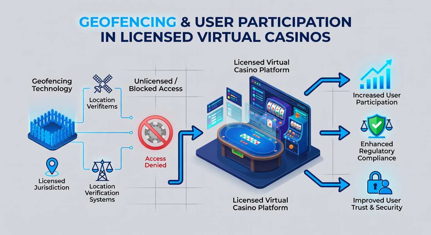 Map overlay showing geofenced zones for licensed online casino access across regions